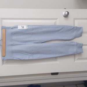 Heather baby blue jogger/leggings with pockets